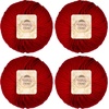 image:imageJubileeYarn Bamboo Cotton Chunky Yarn  100gBall  Almond Milk  2 Balls401 Merlot