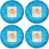 image:imageJubileeYarn Bamboo Cotton Chunky Yarn  100gBall  Almond Milk  2 Balls409 Clear Waters