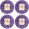 image:imageJubileeYarn Bamboo Cotton Chunky Yarn  100gBall  Almond Milk  2 Balls6001 Mulberry