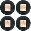 image:imageJubileeYarn Bamboo Cotton Chunky Yarn  100gBall  Almond Milk  2 Balls6003 Deep Grey