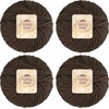image:imageJubileeYarn Bamboo Cotton Chunky Yarn  100gBall  Almond Milk  2 Balls6FY23 Dark Brown