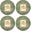 image:imageJubileeYarn Bamboo Cotton Chunky Yarn  100gBall  Primrose Pink  4 Balls407 Burning Sage