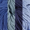 image:imageJubileeYarn Bamboo Cotton Chunky Yarn  100gBall  Shades of Blue  4 BallsShades of Blue