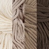 image:imageJubileeYarn Bamboo Cotton Chunky Yarn  100gBall  Shades of Blue  4 BallsShades of Brown