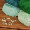 image:imageJubileeYarn Bamboo Cotton Chunky Yarn  100gBall  Shades of Blue  4 BallsShades of Green