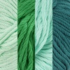 image:imageJubileeYarn Bamboo Cotton Chunky Yarn  100gBall  Shades of Blue  4 BallsShades of Green