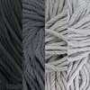 image:imageJubileeYarn Bamboo Cotton Chunky Yarn  100gBall  Shades of Blue  4 BallsShades of Grey