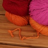 image:imageJubileeYarn Bamboo Cotton Chunky Yarn  100gBall  Shades of Blue  4 BallsShades of Orange