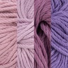 image:imageJubileeYarn Bamboo Cotton Chunky Yarn  100gBall  Shades of Blue  4 BallsShades of Purple