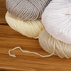 image:imageJubileeYarn Bamboo Cotton Chunky Yarn  100gBall  Shades of Blue  4 BallsShades of White