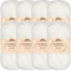 image:imageJubileeYarn Bamboo Cotton Sport Yarn  50gSkein  Lilacs  4 Skeins210 Cotton White