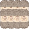 image:imageJubileeYarn Bamboo Cotton Sport Yarn  50gSkein  Lilacs  4 Skeins215 Sand Cliff Brown