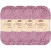 image:imageJubileeYarn Bamboo Cotton Sport Yarn  50gSkein  Lilacs  4 Skeins217 Cotton Candy