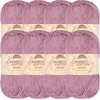 image:imageJubileeYarn Bamboo Cotton Sport Yarn  50gSkein  Lilacs  4 Skeins217 Cotton Candy