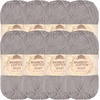 image:imageJubileeYarn Bamboo Cotton Sport Yarn  50gSkein  Lilacs  4 Skeins219 Smoky Sky