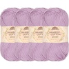 image:imageJubileeYarn Bamboo Cotton Sport Yarn  50gSkein  Lilacs  4 Skeins222 Lilacs