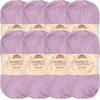 image:imageJubileeYarn Bamboo Cotton Sport Yarn  50gSkein  Lilacs  4 Skeins222 Lilacs