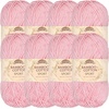 image:imageJubileeYarn Bamboo Cotton Sport Yarn  50gSkein  Lilacs  4 Skeins3305 Primrose Pink