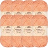 image:imageJubileeYarn Bamboo Cotton Sport Yarn  50gSkein  Lilacs  4 Skeins411 Peach Cobbler