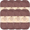 image:imageJubileeYarn Bamboo Cotton Sport Yarn  50gSkein  Lilacs  4 Skeins413 Caff Mocha