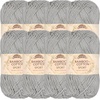 image:imageJubileeYarn Bamboo Cotton Sport Yarn  50gSkein  Lilacs  4 Skeins6TC22 Cloudy Grey