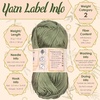 image:imageJubileeYarn Bamboo Cotton Sport Yarn  50gSkein  Red Hot Red  4 Skeins102 Vermillion City