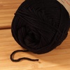 image:imageJubileeYarn Bamboo Cotton Sport Yarn  50gSkein  Red Hot Red  4 Skeins211 Midnight Black
