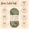 image:imageJubileeYarn Bamboo Cotton Sport Yarn  50gSkein  Shades of Purple  4 SkeinsShades of Achromatic