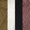 image:imageJubileeYarn Bamboo Cotton Sport Yarn  50gSkein  Shades of Purple  4 SkeinsShades of Achromatic