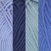 image:imageJubileeYarn Bamboo Cotton Sport Yarn  50gSkein  Shades of Purple  4 SkeinsShades of Blue