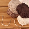 image:imageJubileeYarn Bamboo Cotton Sport Yarn  50gSkein  Shades of Purple  4 SkeinsShades of Brown