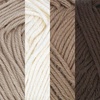 image:imageJubileeYarn Bamboo Cotton Sport Yarn  50gSkein  Shades of Purple  4 SkeinsShades of Brown