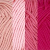 image:imageJubileeYarn Bamboo Cotton Sport Yarn  50gSkein  Shades of Purple  4 SkeinsShades of Pink