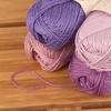 image:imageJubileeYarn Bamboo Cotton Sport Yarn  50gSkein  Shades of Purple  4 SkeinsShades of Purple