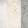 image:imageJubileeYarn Bamboo Cotton Sport Yarn  50gSkein  Shades of Purple  4 SkeinsShades of White