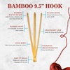 image:imageJubileeYarn Bamboo Crochet Hooks Set  95 25cm  Carbonized Brown  11 SizesCarbonized Brown