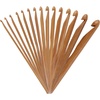image:imageJubileeYarn Bamboo Crochet Hooks Set  95 25cm  Carbonized Brown  11 SizesCarbonized Brown