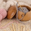 image:imageJubileeYarn Bamboo Crochet Hooks Set  95 25cm  Carbonized Brown  11 SizesNatural