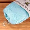 image:imageJubileeYarn Bamboo Dynasty Yarn  50gSkein Fingering Weight Bamboo Rayon  09 Cream  4 Skeins11 Baby Blue