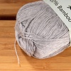 image:imageJubileeYarn Bamboo Dynasty Yarn  50gSkein Fingering Weight Bamboo Rayon  09 Cream  4 Skeins16 Silver Grey