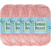 image:imageJubileeYarn Bamboo Dynasty Yarn  50gSkein Fingering Weight Bamboo Rayon  09 Cream  4 Skeins223 Blush