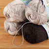image:imageJubileeYarn Bamboo Dynasty Yarn  50gSkein Fingering Weight Bamboo Rayon  09 Cream  4 SkeinsShades of Grey