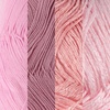 image:imageJubileeYarn Bamboo Dynasty Yarn  50gSkein Fingering Weight Bamboo Rayon  09 Cream  4 SkeinsShades of Pink