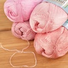 image:imageJubileeYarn Bamboo Dynasty Yarn  50gSkein Fingering Weight Bamboo Rayon  09 Cream  4 SkeinsShades of Pink