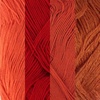 image:imageJubileeYarn Bamboo Dynasty Yarn  50gSkein Fingering Weight Bamboo Rayon  09 Cream  4 SkeinsShades of Red