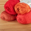 image:imageJubileeYarn Bamboo Dynasty Yarn  50gSkein Fingering Weight Bamboo Rayon  09 Cream  4 SkeinsShades of Red