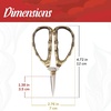 image:imageJubileeYarn Bamboo Stalk Embroidery Craft Scissors  Extra Large  1 PairMedium