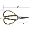 image:imageJubileeYarn Bamboo Stalk Embroidery Craft Scissors  Extra Large  1 PairXsmall