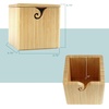 image:imageJubileeYarn Bamboo Yarn Bowl with Lid  Holder Knitting Crochet Accessories  Natural  1 BoxNatural