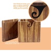 image:imageJubileeYarn Bamboo Yarn Bowl with Lid  Holder Knitting Crochet Accessories  Natural  1 BoxTiger Stripe